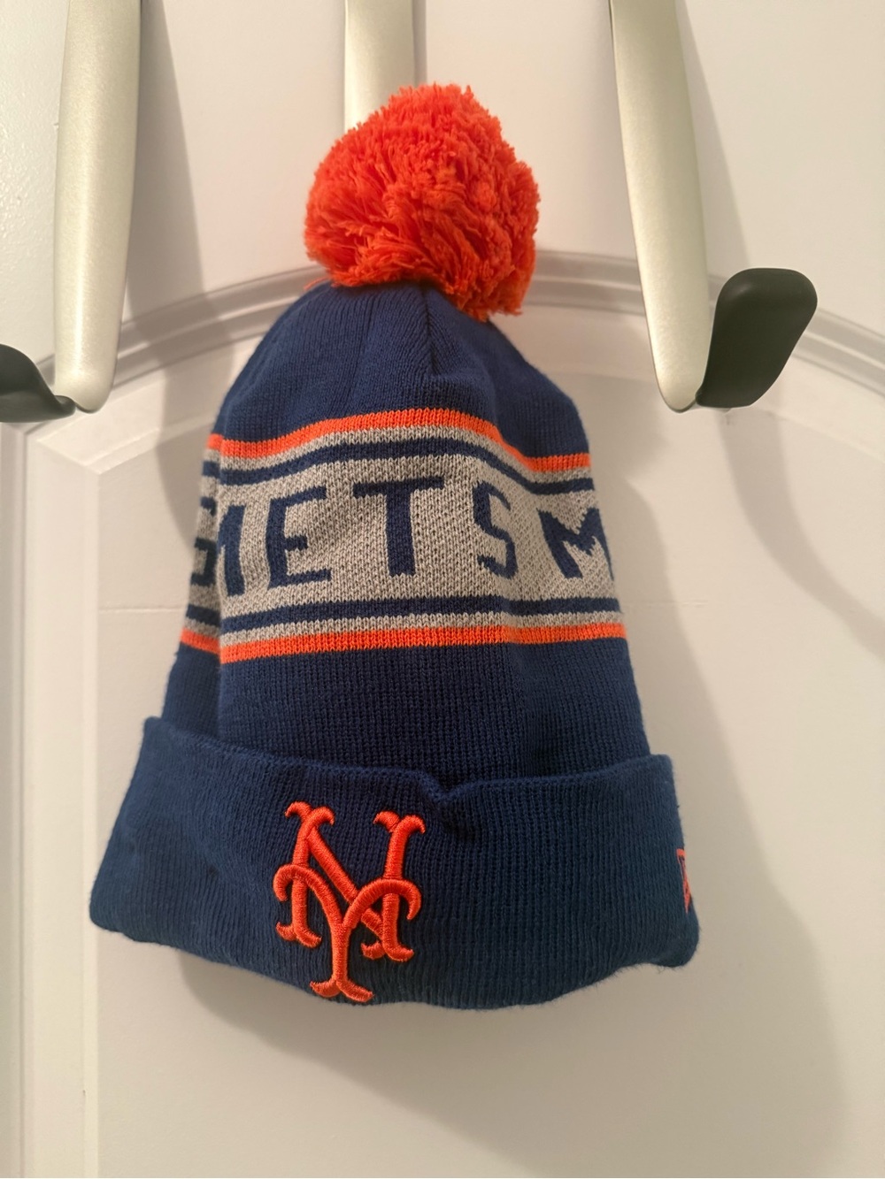 New York Mets Beanie - Navy & Orange